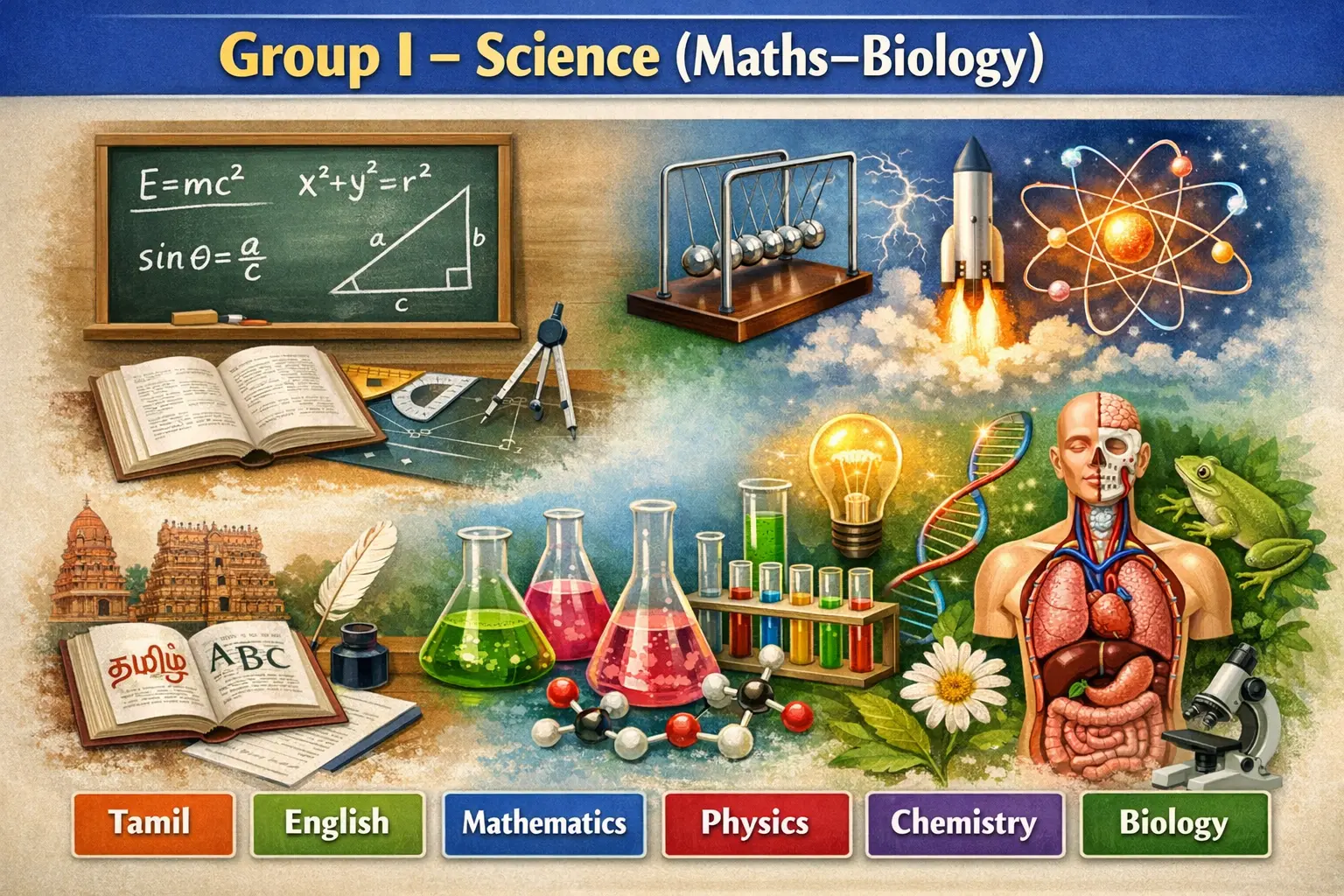 Group I - Science (Maths–Biology)